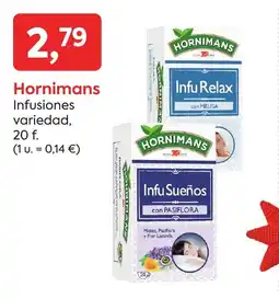 Suma Supermercados HORNIMANS Infusiones variedad oferta