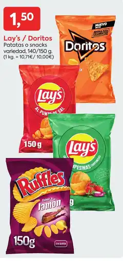 Suma Supermercados LAy'S / DORITOS Patatas o snacks oferta