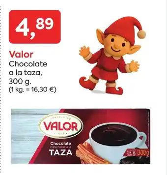 Suma Supermercados VALOR Chocolate a la taza, oferta