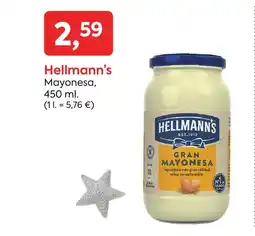 Suma Supermercados HELLMANN'S Mayonesa, oferta