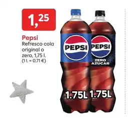 Suma Supermercados PEPSI Refresco cola original o zero oferta