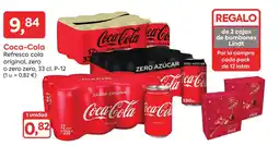 Suma Supermercados COCA-COLA Refresco cola original, zero o zero zero oferta