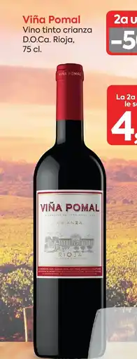 Suma Supermercados VIÑA POMAL Vino tinto crianza D.O.Ca. Rioja, oferta
