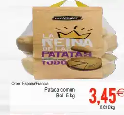 Plenus Supermercados Pataca común oferta