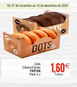 Plenus Supermercados FRIPAN Dots Classic/Cacao oferta