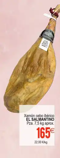 Plenus Supermercados EL SALMANTINO Xamón cebo ibérico oferta