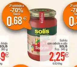 Plenus Supermercados SOLIS Sofrito con cebola e allo oferta