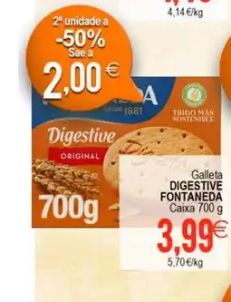 Plenus Supermercados DIGESTIVE FONTANEDA Galleta oferta