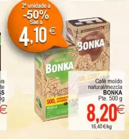Plenus Supermercados BONKA Café moído natural/mezcla oferta