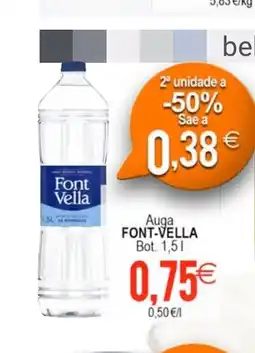 Plenus Supermercados FONT VELLA Auga oferta