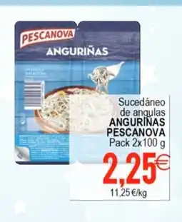 Plenus Supermercados ANGURIÑAS PESCANOVA Sucedáneo de angulas oferta