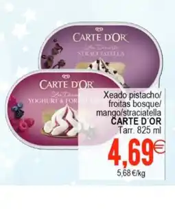 Plenus Supermercados CARTE D'OR Xeado pistacho/ froitas bosque/ mango/straciatella oferta