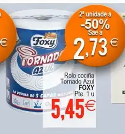 Plenus Supermercados FOXY Rolo cociña Tornado Azul oferta