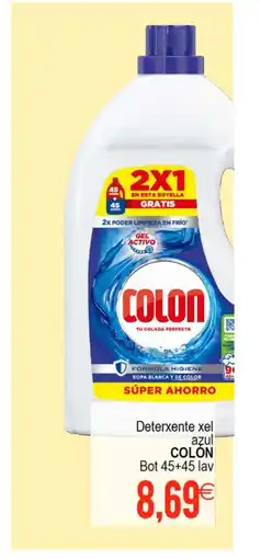 Plenus Supermercados COLÓN Deterxente xel azul oferta