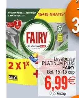 Plenus Supermercados FAIRY Lavalouzas platinum plus oferta