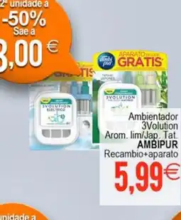Plenus Supermercados AMBIPUR Ambientador 3Volution Arom. lim/Jap. Tat. oferta