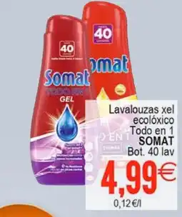 Plenus Supermercados SOMAT Lavalouzas xel ecolóxico Todo en 1 oferta
