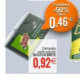 Plenus Supermercados SCOTCH BRITE Estropallo verde popular oferta