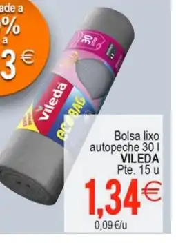 Plenus Supermercados VILEDA Bolsa lixo autopeche oferta