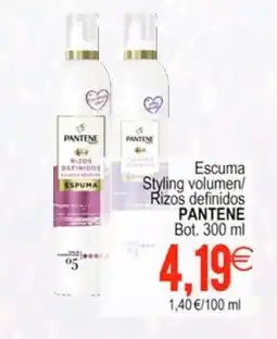 Plenus Supermercados PANTEN Escuma Styling volumen/ Rizos definidos oferta