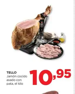 Alimerka TELLO Jamón cocido asado con pata oferta