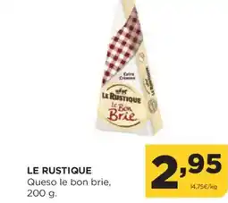 Alimerka LE RUSTIQUE Queso le bon brie oferta