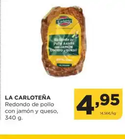 Alimerka LA CARLOTEÑA Redondo de pollo con jamón y queso oferta