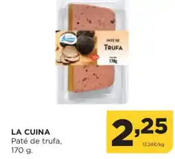 Alimerka LA CUINA Paté de trufa oferta