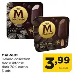 Alimerka MAGNUM Helado collection frac o intense dark 70% cacao oferta