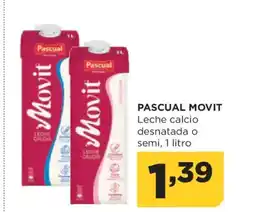 Alimerka PASCUAL MOVIT Leche calcio desnatada o semi oferta
