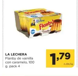Alimerka LA LECHERA Flanby de vainilla con caramelo oferta