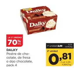 Alimerka DALKY Postre de cho- colate, de fresa o dúo chocolate oferta