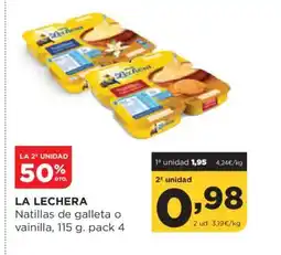 Alimerka LA LECHERA Natillas de galleta o vainilla oferta