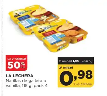 Alimerka LA LECHERA Natillas de galleta o vainilla oferta