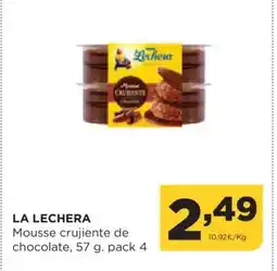 Alimerka LA LECHERA Mousse crujiente de chocolate oferta