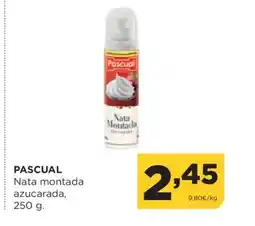 Alimerka PASCUAL Nata montada azucarada oferta