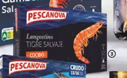 Alimerka PESCANOVA Langostino tigre salvaje cocido oferta