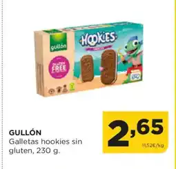 Alimerka GULLÓN Galletas hookies sin gluten oferta