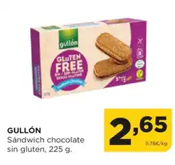 Alimerka GULLÓN Sándwich chocolate sin gluten oferta