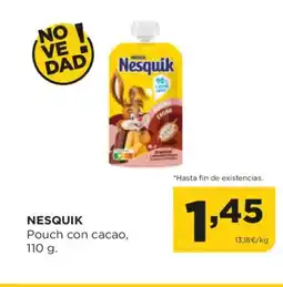 Alimerka NESQUIK Pouch con cacao oferta