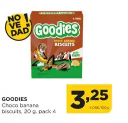 Alimerka GOODIES Choco banana biscuits oferta