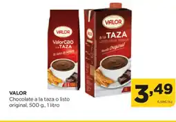 Alimerka VALOR Chocolate a la taza o listo original oferta