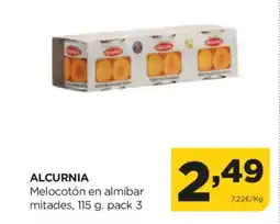Alimerka ALCURNIA Melocotón en almíbar mitades oferta