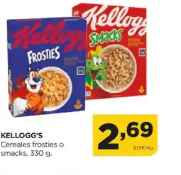 Alimerka KELLOGG'S Cereales frosties o smacks oferta