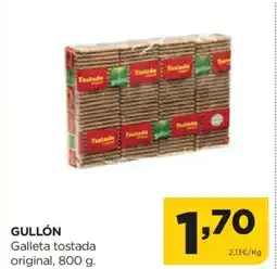 Alimerka GULLÓN Galleta tostada original oferta