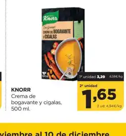Alimerka KNORR Crema de bogavante y cigalas oferta