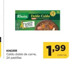 Alimerka KNORR Caldo doble de carne 24 pastillas oferta