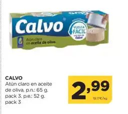 Alimerka CALVO Atún claro en aceite de oliva oferta