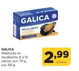 Alimerka Mejillones en escabeche, 8 a 12 piezas oferta