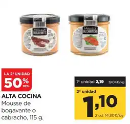 Alimerka ALTA COCINA Mousse de bogavante o cabracho oferta